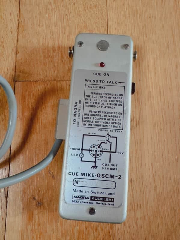 Nagra QSCM - Microphone 1987
