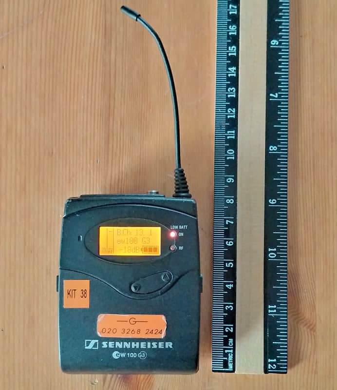 Sennheiser EK100 G3 Diversity Receiver - GB 606-648 MHz (for EW100 G3 System)