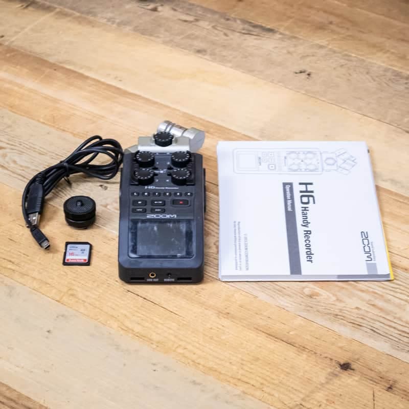 Zoom H6 Digital Handheld Recorder with X/Y Capsule H-6 Portable Handy U288145