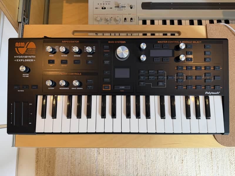 ASM Hydrasynth Explorer 8-Voice Wavemorphing Synth, Poly AT - Boxed, Excellent