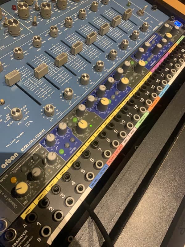 AMEK Pure Path "CIB" Channel in a Box 2000s - Gray / Blue
