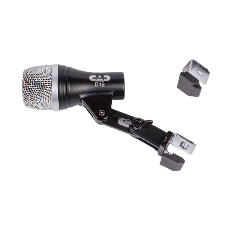 CAD - D19 Dynamic Cardiod Drum Microphone - with Clip USED