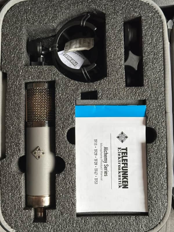 Telefunken TF51 Large Diaphragm Multipattern Tube Condenser Microphone 2019 - Gray