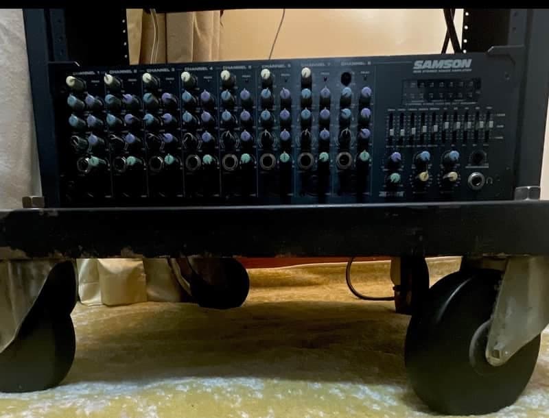 Samson SD8 1990s - Black and gray metal