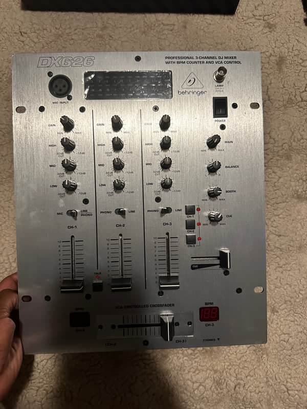 Behringer Pro Mixer DX626 3-Channel DJ Mixer 2010s - Standard
