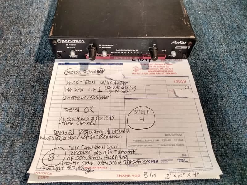 Rocktron Prorax CE-1 Compressor/ Expander (Pro Serviced/ upgraded)