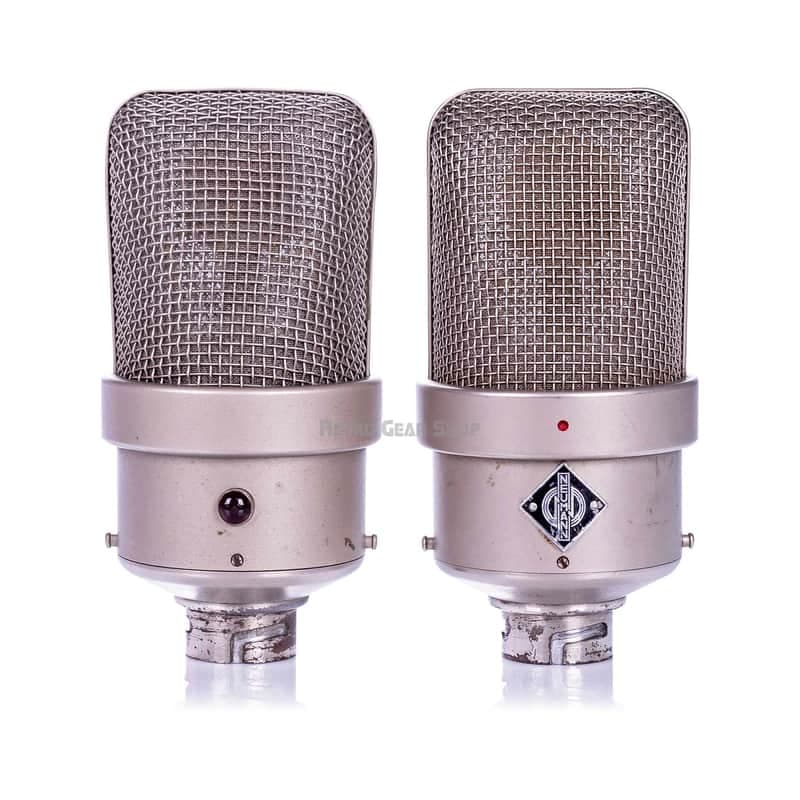 Neumann m49 Stereo Pair Rare Vintage Large-Diaphragm Tube Microphone m49b m49c
