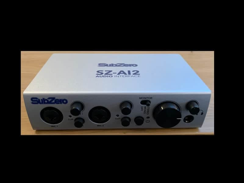 SubZero SZ-AI2 2x2 USB Audio Interface – 24-bit/96kHz