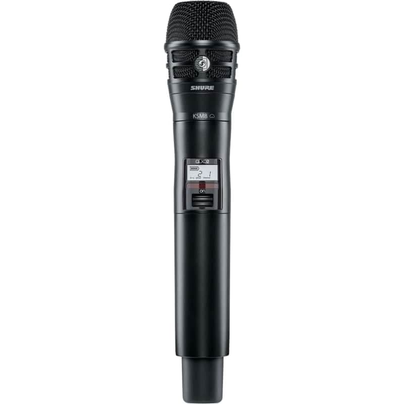 Shure QLXD2/K8B Handheld Wireless Transmitter - G50 Band - Mint, Open Box
