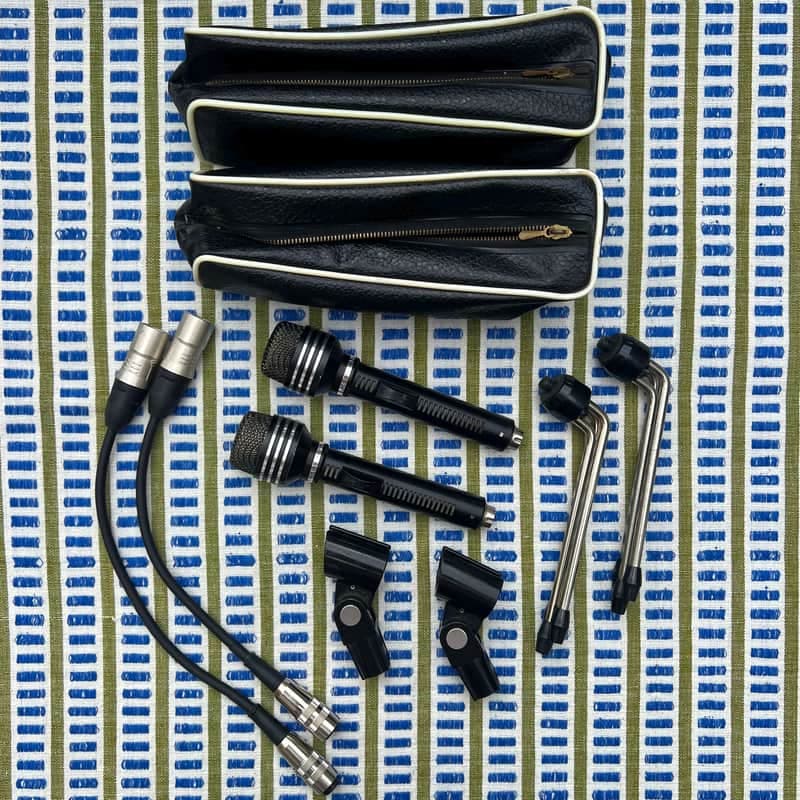 *matched pair* 1966 AKG D119 CS Dynamic Microphones (same as D19)