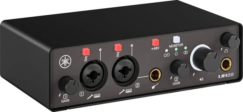 Yamaha UR22 MK3 2x2 USB-C Audio Interface, Black
