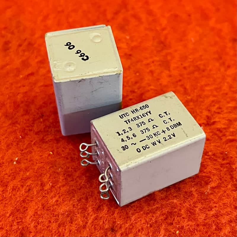 UTC HR-650 Audio input transformers c 1960’s original vintage USA