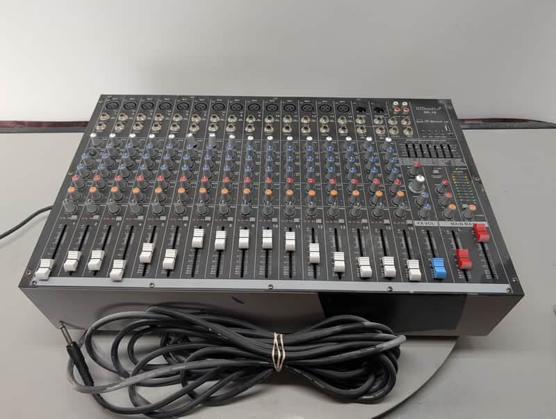 GTDaudio SK-16 Mixer Pro Audio 16 Channel Mixing Console Stereo DJ PA