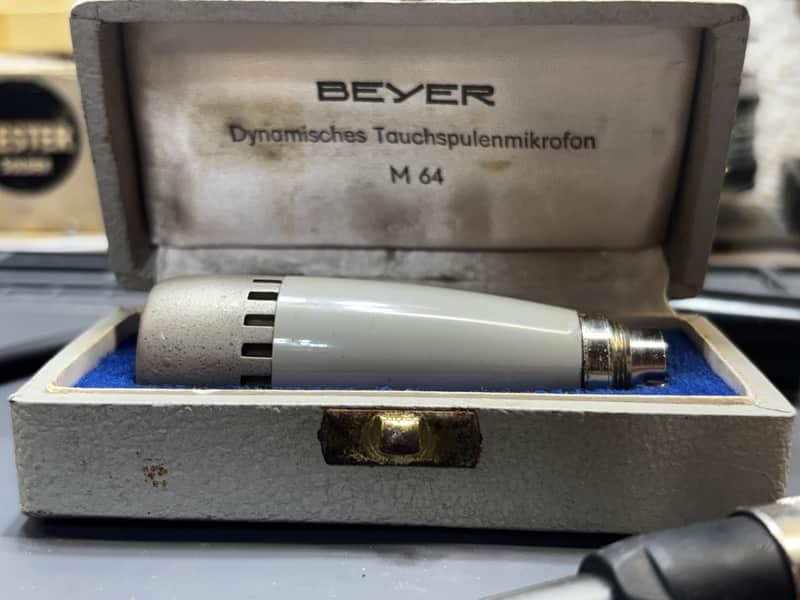 Beyerdynamic M64 1960’s refurbished mic with new pigtail!