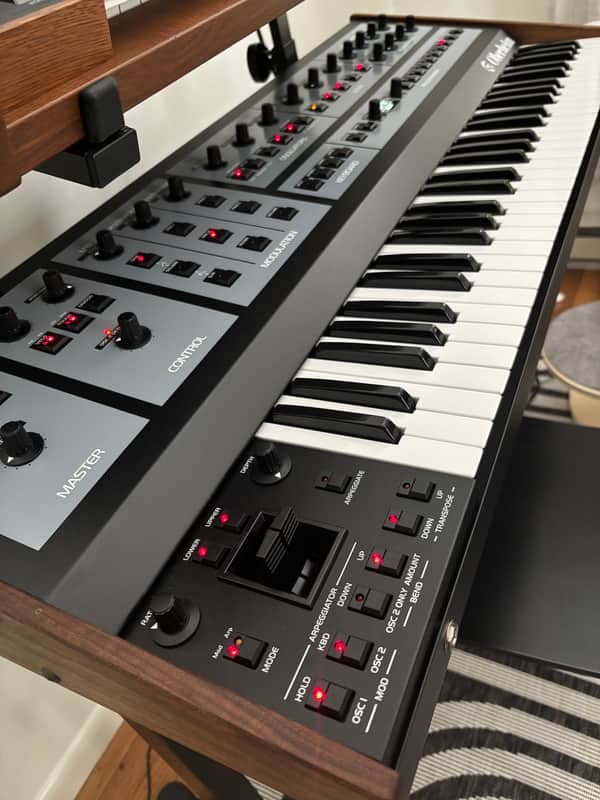 Oberheim OB-X8 61-Key 8-Voice Synthesizer 2022 - Present - Black with Wood Sides