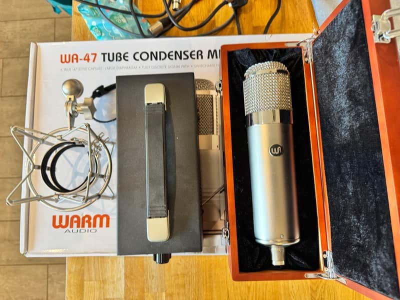 Warm Audio WA-47 Large Diaphragm Multipattern Tube Condenser Microphone 2024 - Present - Titanium