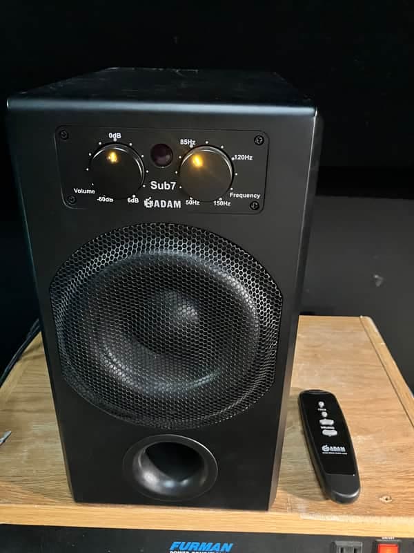 ADAM Audio Sub7 Compact Active Studio Subwoofer 2010s - Black