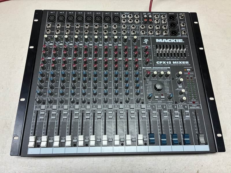 Mackie CFX12 12-Channel Compact Integrated Live Sound Reinforcement Mixer 2000 - 2004 - Dark Gray
