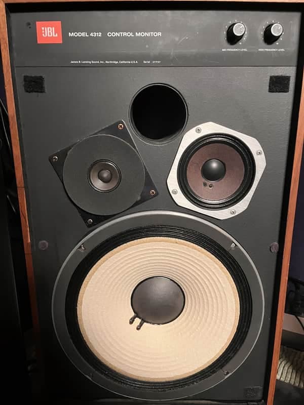 JBL 4312 Control Monitor - Vintage Pair early-80s - Walnut