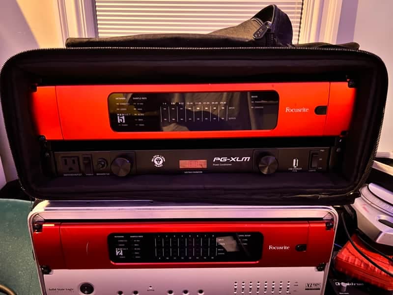 Focusrite RedNet 5 Pro Tools HD Bridge Dante Audio Interface 2010s - Red