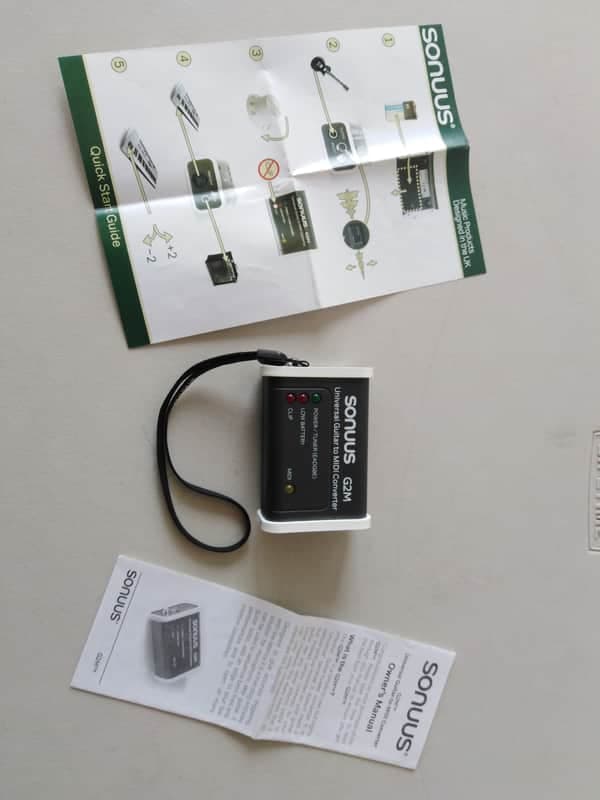 Sonuus G2M Universal Guitar-to-MIDI Converter Black