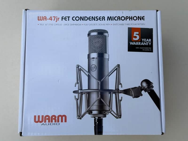 Warm Audio WA-47jr Large Diaphragm Multipattern FET Condenser Microphone 2018 - Present - Nickel