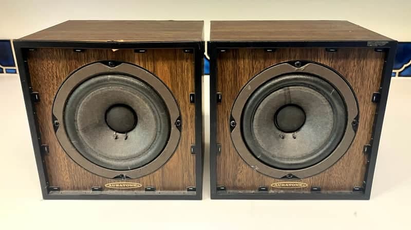 Auratone 5c Super Sound Cube Pair - Wood Grain Finish