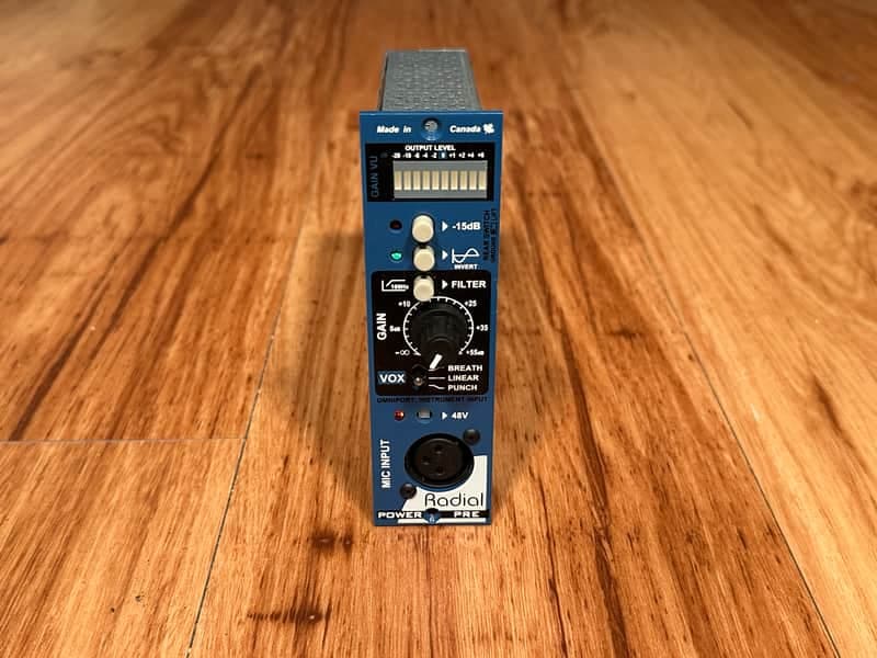 Radial PowerPre 500 Series Mic Preamp Module 2010s - Blue