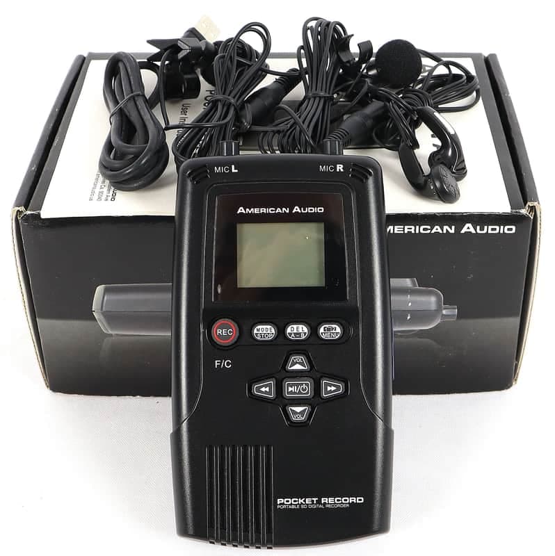 American Audio Portable Pocket Record with 2GB Memory Card