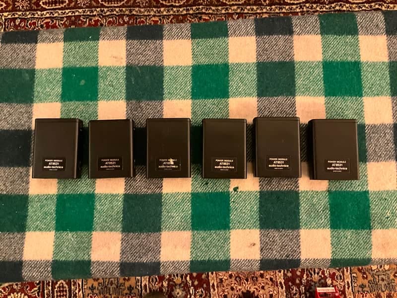 Audio-Technica AT 8531 Power Module *LOT* with Lavalier Mics