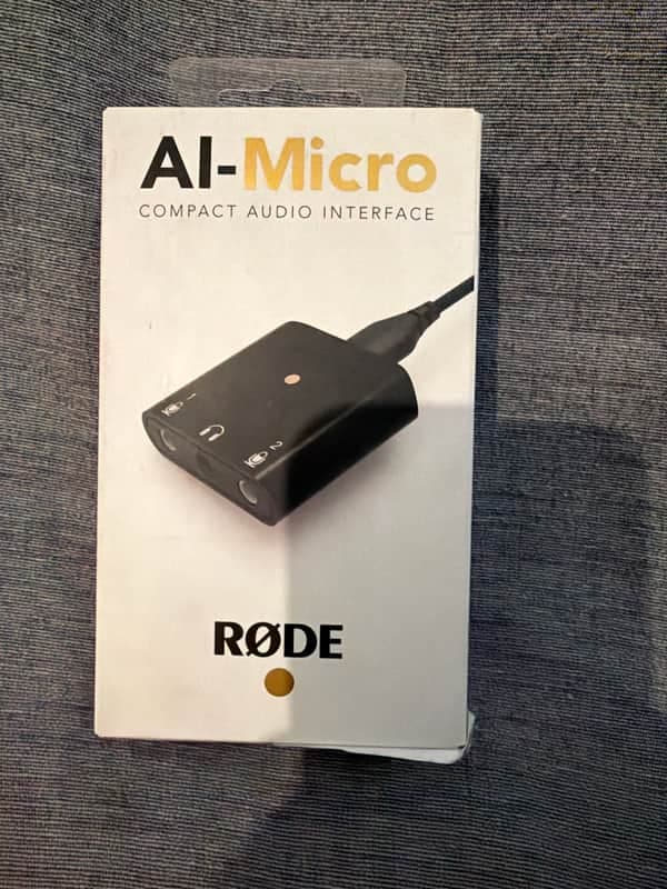 RODE AI Micro Compact Audio Interface 2021 - Present - Black