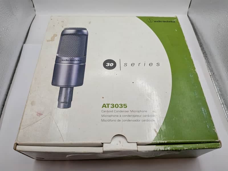 Audio-Technica AT3035 Large Diaphragm Cardioid Condenser Microphone 2010s - Silver