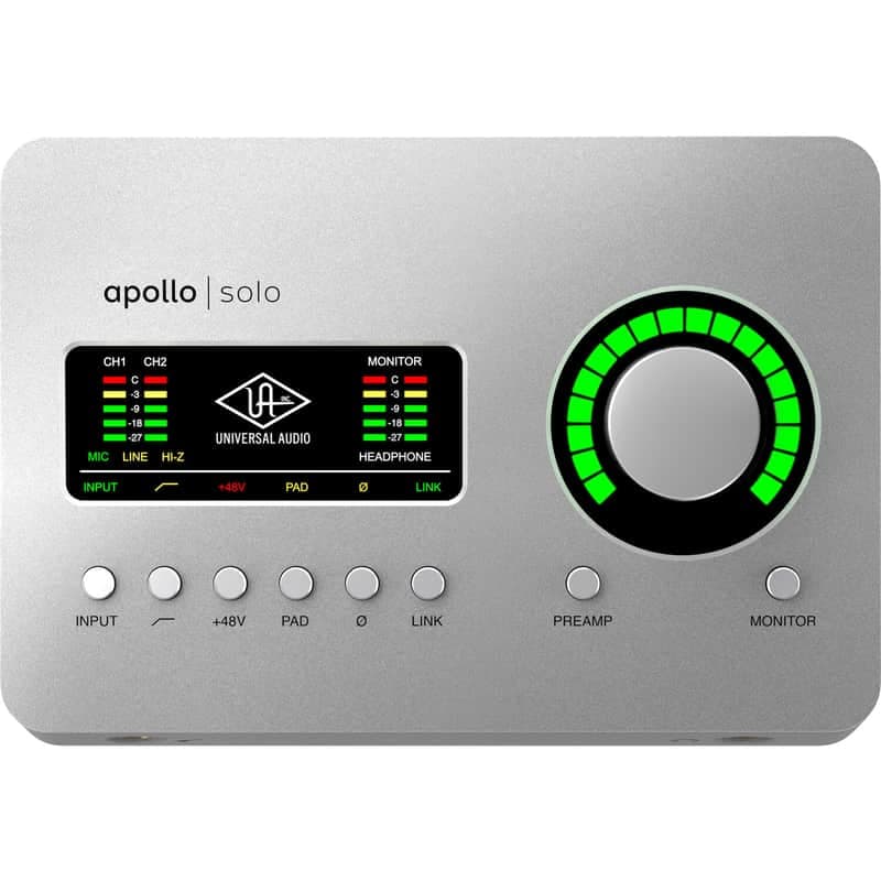 Universal Audio Apollo Solo USB-C Audio Interface (Open Box)