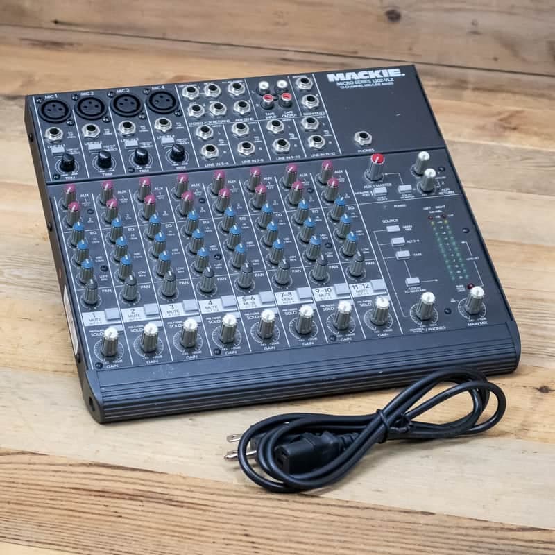 Mackie 1202 VLZ Compact 12-Channel Mixer Mixing Console 1202VLZ U289206