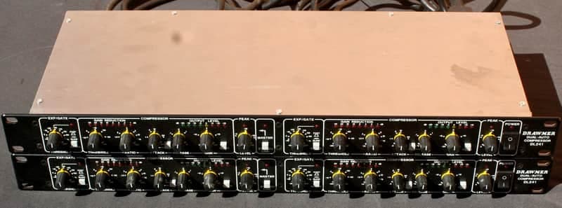 2009 Drawmer DL241 Dual Auto Compressor with TRS ins + outs 2