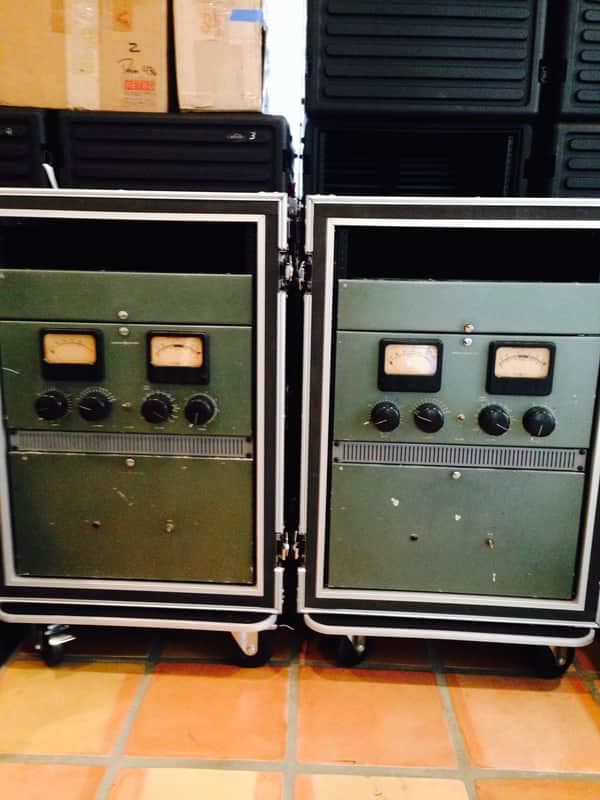 Super Rare General Electric GE BA-5A Vintage Tube Compressors Matched pair with original GE power supplies