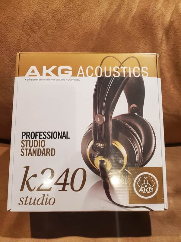 AKG K240 Studio Semi-Open Back Studio Headphones 2010s - Black
