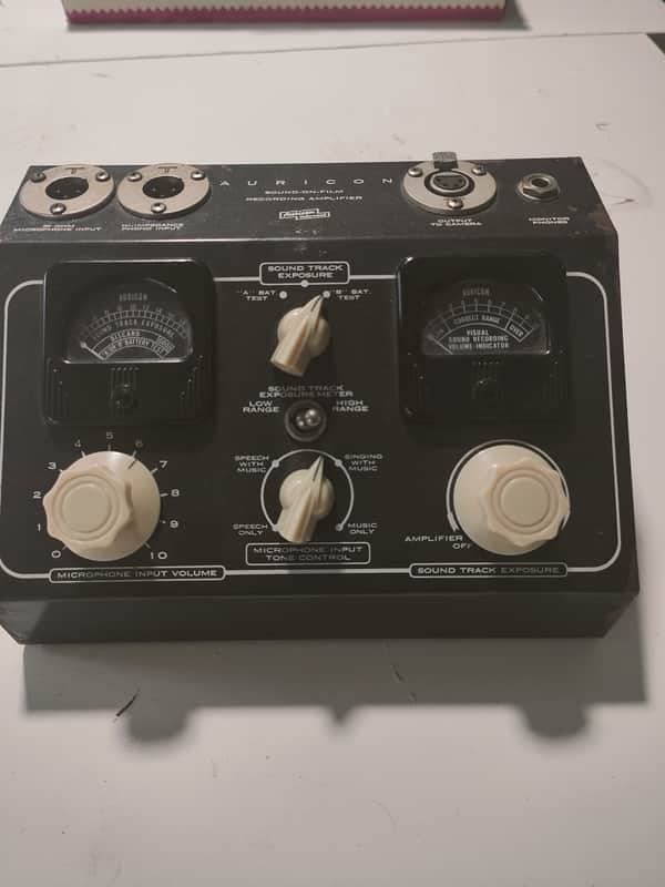 Auricon Sound On Film Recording Amplifier 1940's Brown