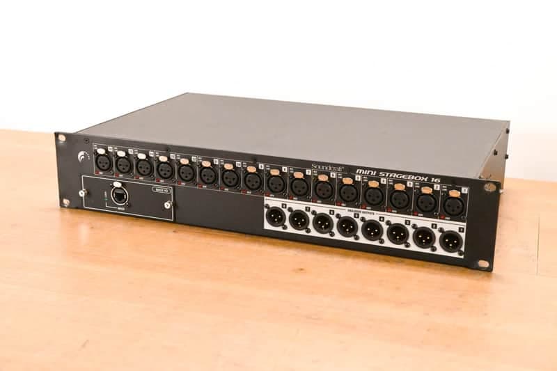 Soundcraft Mini Stagebox 16 Cat 5 16-CH Digital Stagebox with MADI Card CG010VG