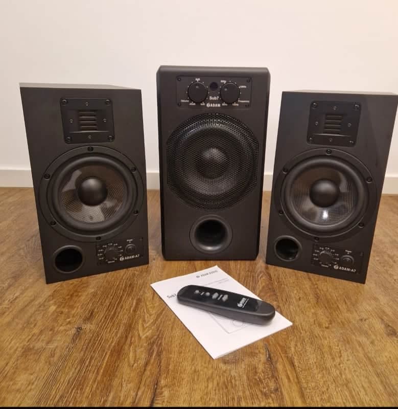 ADAM Audio 2× A7 plus Sub7 - Black
