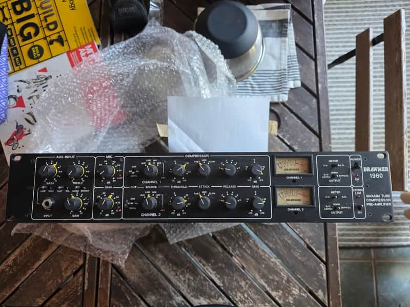 Drawmer 1960 2-Channel Mic Pre / Compressor 1993 - Present - Black