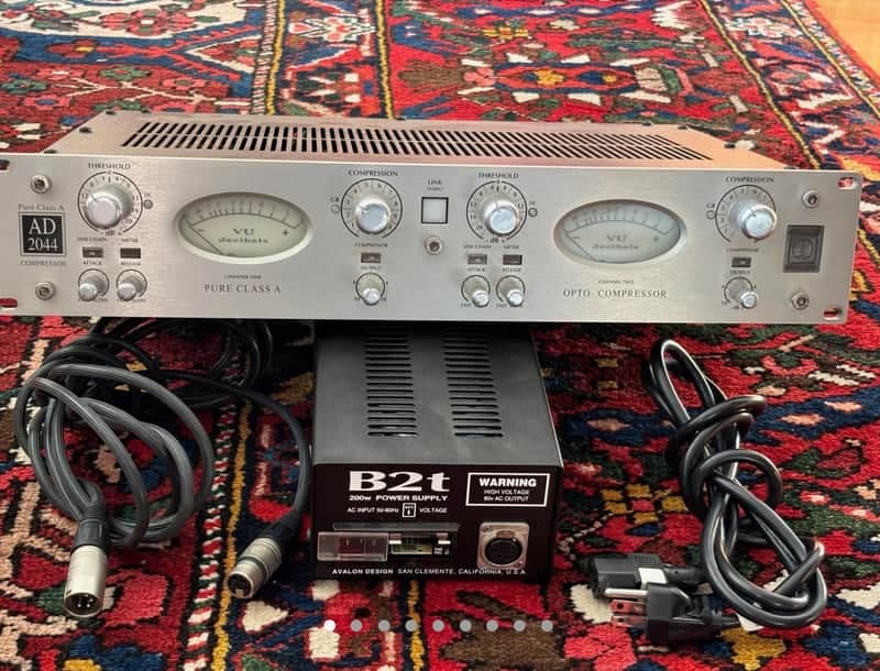 Avalon AD2044 Dual Mono / Stereo Optical Compressor 2010s - Silver