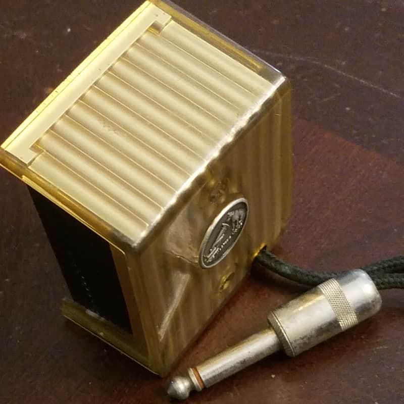 RCA His Master's Voice Harp Mic 1950s Black Metal & Translucent Plastic
