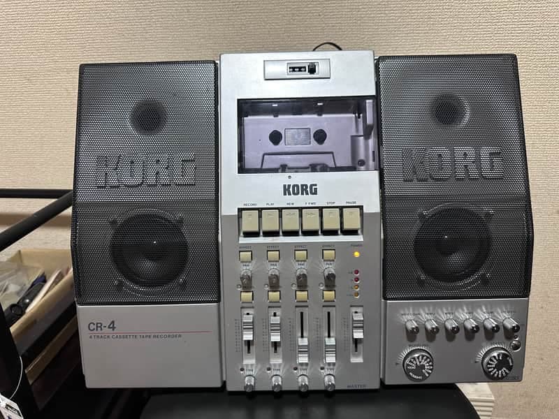 KORG CR-4 4-Track Cassette Recorder serviced