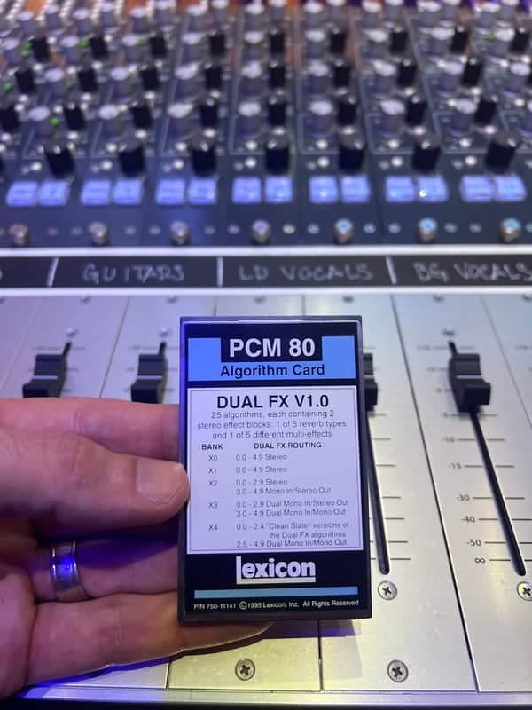 Lexicon PCM 80 Dual FX v1.0 card