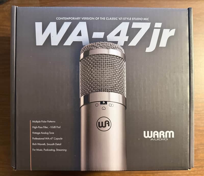 Warm Audio WA-47jr Large Diaphragm Multipattern FET Condenser Microphone 2018 - Present - Nickel