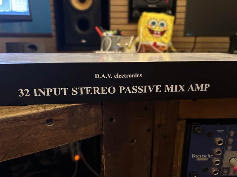 DAV Electronics 32 input stereo passive mix amp 2024