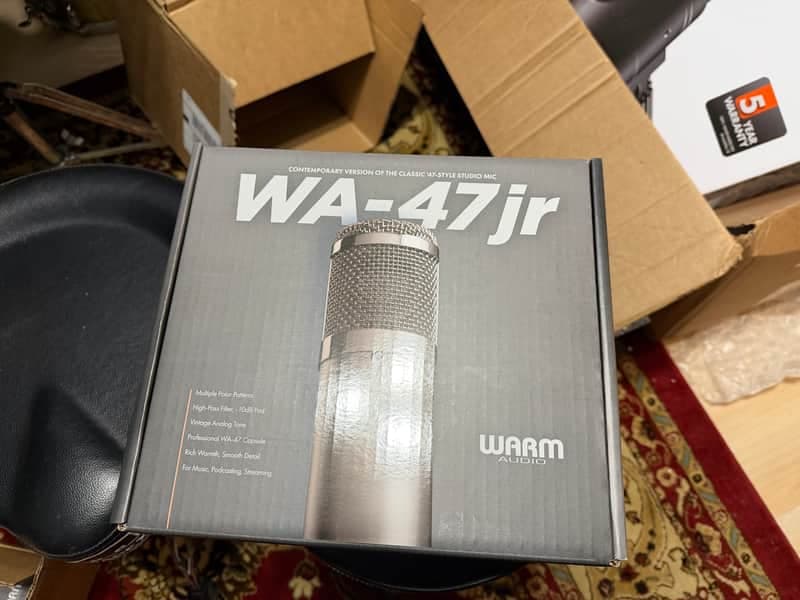 Warm Audio WA-47jr Large Diaphragm Multipattern FET Condenser Microphone 2018 - Present - Nickel