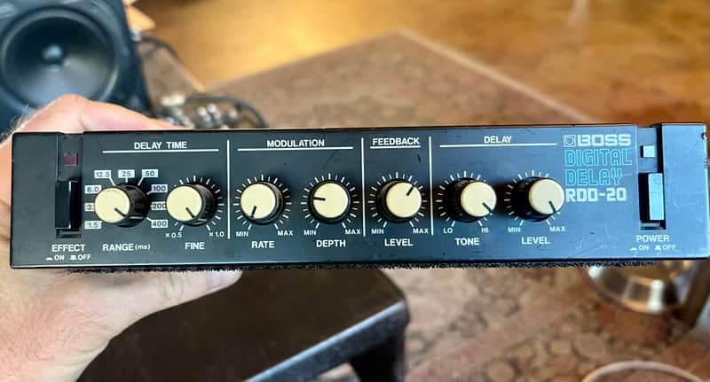 Boss RDD-20 Micro Rack Series Digital Delay 1986 - 1990 - Black