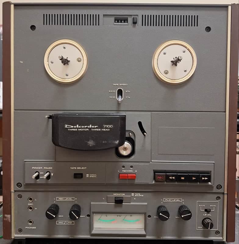 Dokorder 7100 Three motor, Three head Reel to reel Recorder